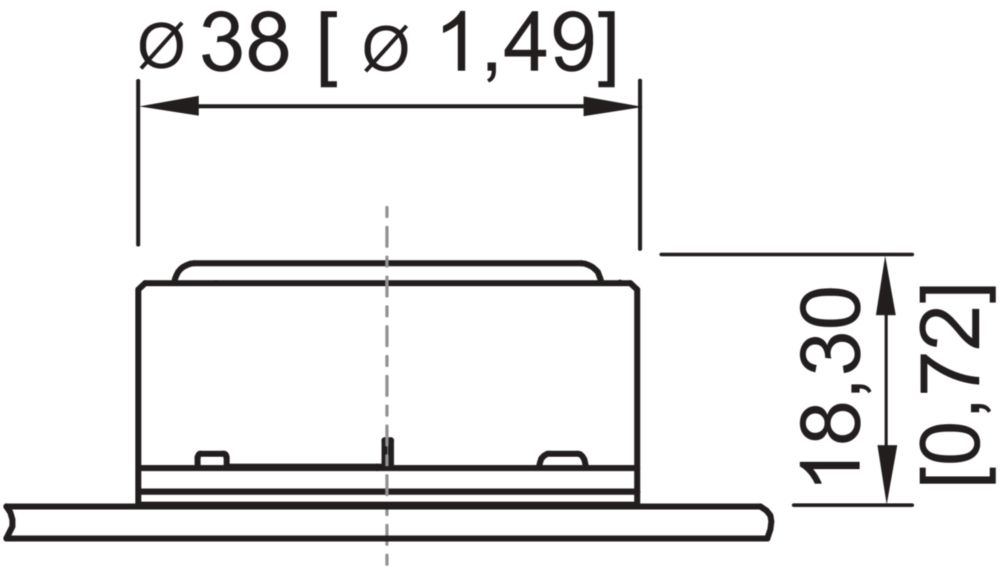 Pulsante / interruttore Ex per montaggio a pannello serie 8003/1.1 per applicazioni ATEX / IECEx e <cNoBreak>NEC<sup>®</sup> / CE Codee</cNoBreak> R. STAHL
