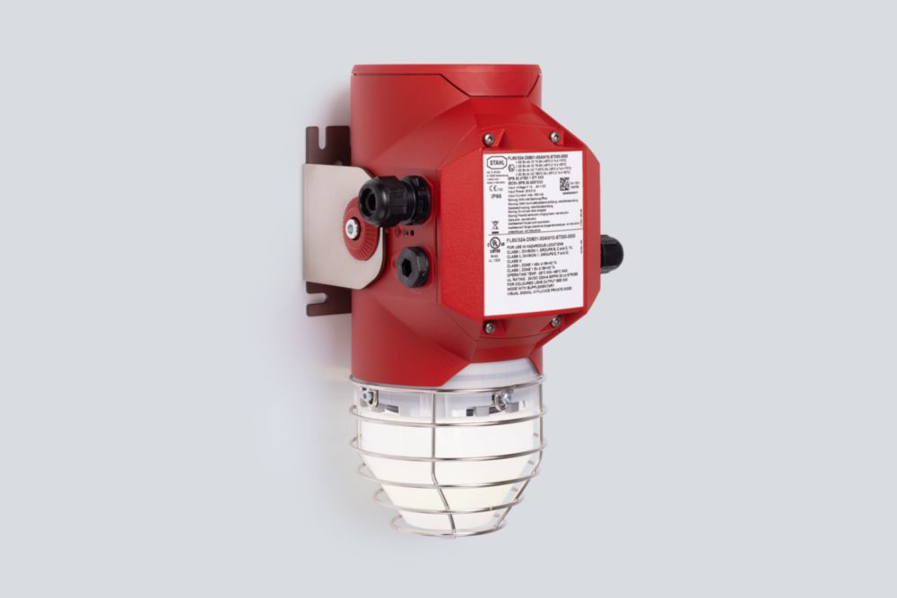 Ex Optisches Signalgerät mit Anschlussraum, LED / 5 J, ALU, Reihe FL60/3 - YODALEX 3 R. STAHL