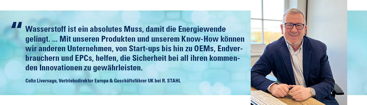 Ex Wasserstoff Colin Liversage Statement R. STAHL Ex Wasserstoff Colin Liversage Statement R. STAHL