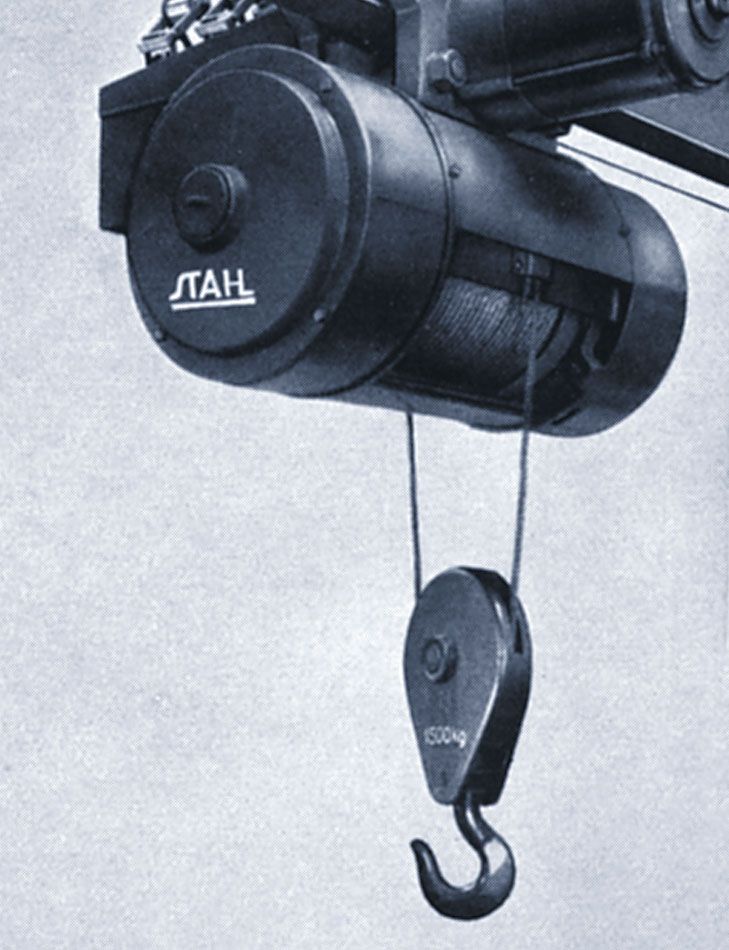 Ex Elektrozug Krane Wirtschaftskrise R. STAHL Ex Elektrozug Krane Wirtschaftskrise Geschichte R. STAHL